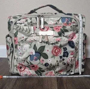 EUC JuJuBe x Baby Tula BFF Diaper Bag Rosy Posy (DISCONTINUED!)
